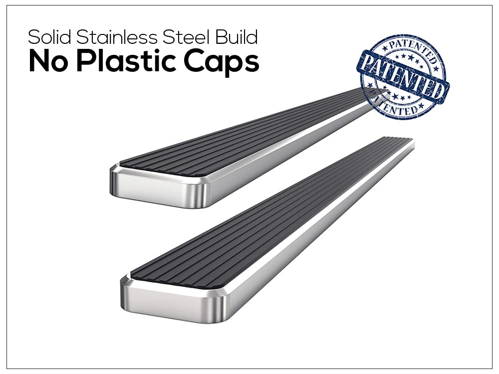 APS Running Boards 6 inches Compatible with Toyota 4Runner 2014-2024 SR5 & 14-24 TRD Pro & 17-24 TRD Off-Road 304 Stainless Steel (Nerf Bars Side Steps Side Bars) - Image 4