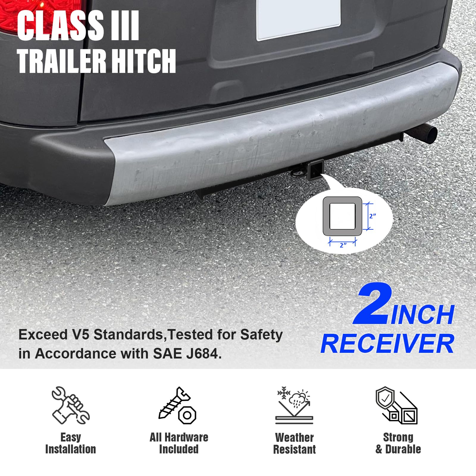 Magnus Class 3 Trailer Hitch Compatible with Element 2003-2011 (Excl. SC) - Image 3